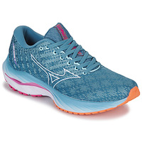 Schuhe Damen Laufschuhe Mizuno WAVE INSPIRE 19 Grün / Blau