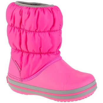 Schuhe Kinder Schneestiefel Crocs Winter Puff Boot JR Rosa