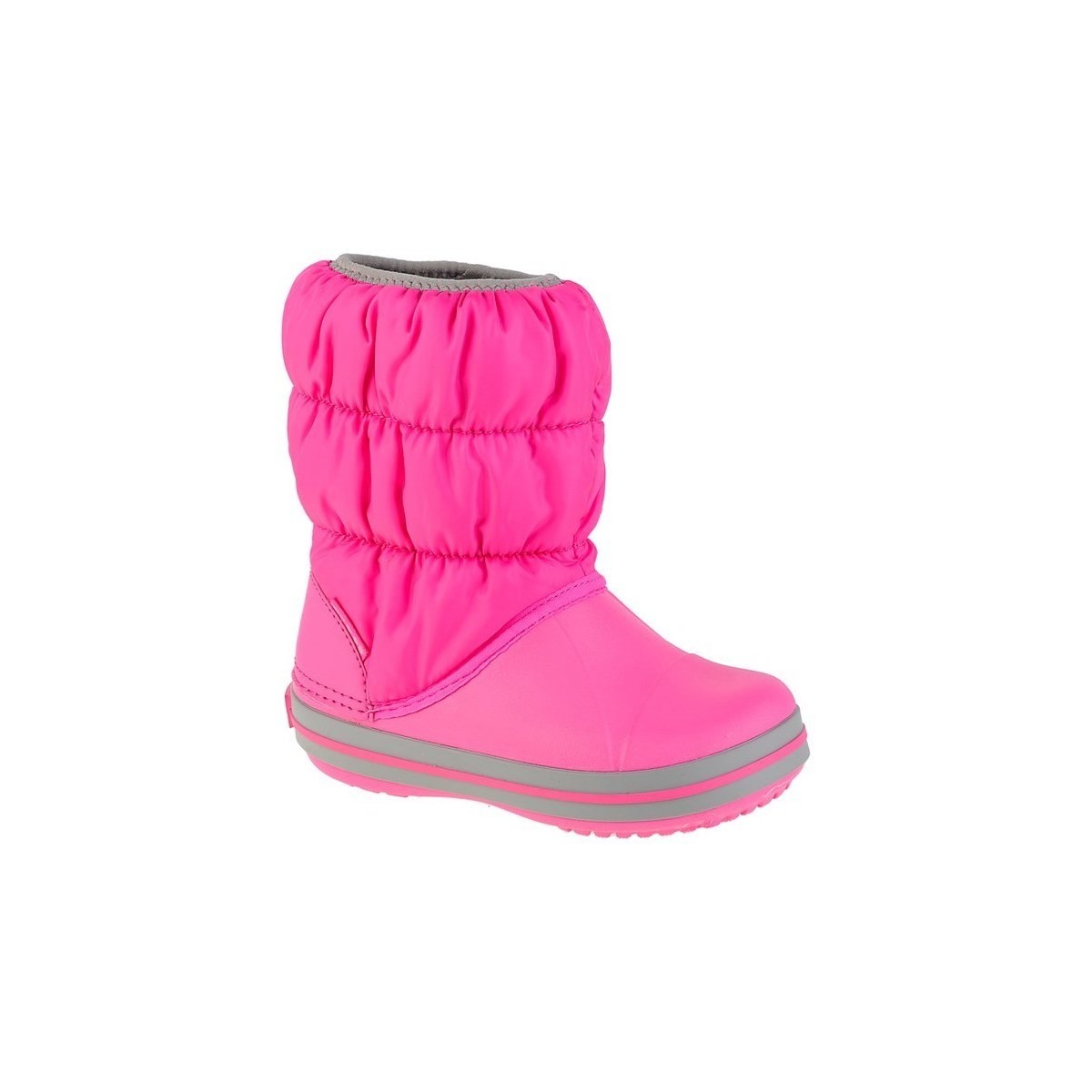 Schuhe Kinder Schneestiefel Crocs Winter Puff Boot JR Rosa