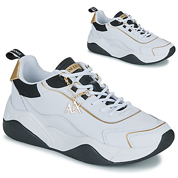 Schuhe Damen Sneaker Low Armani Exchange XV580-XDX104 Weiss / Schwarz