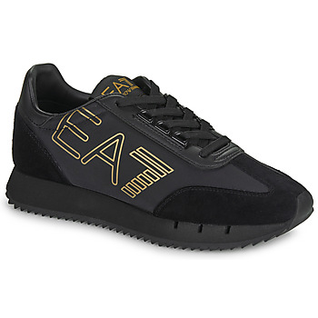 Schuhe Sneaker Low Emporio Armani EA7 X8X101-XK257 Schwarz / Gold