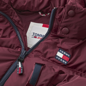 Tommy Jeans Alaska Puffer Jacket Rot