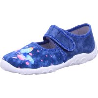 Schuhe Mädchen Babyschuhe Superfit Maedchen Hausschuh Textil BONNY 1-000281-8030 8030 blau