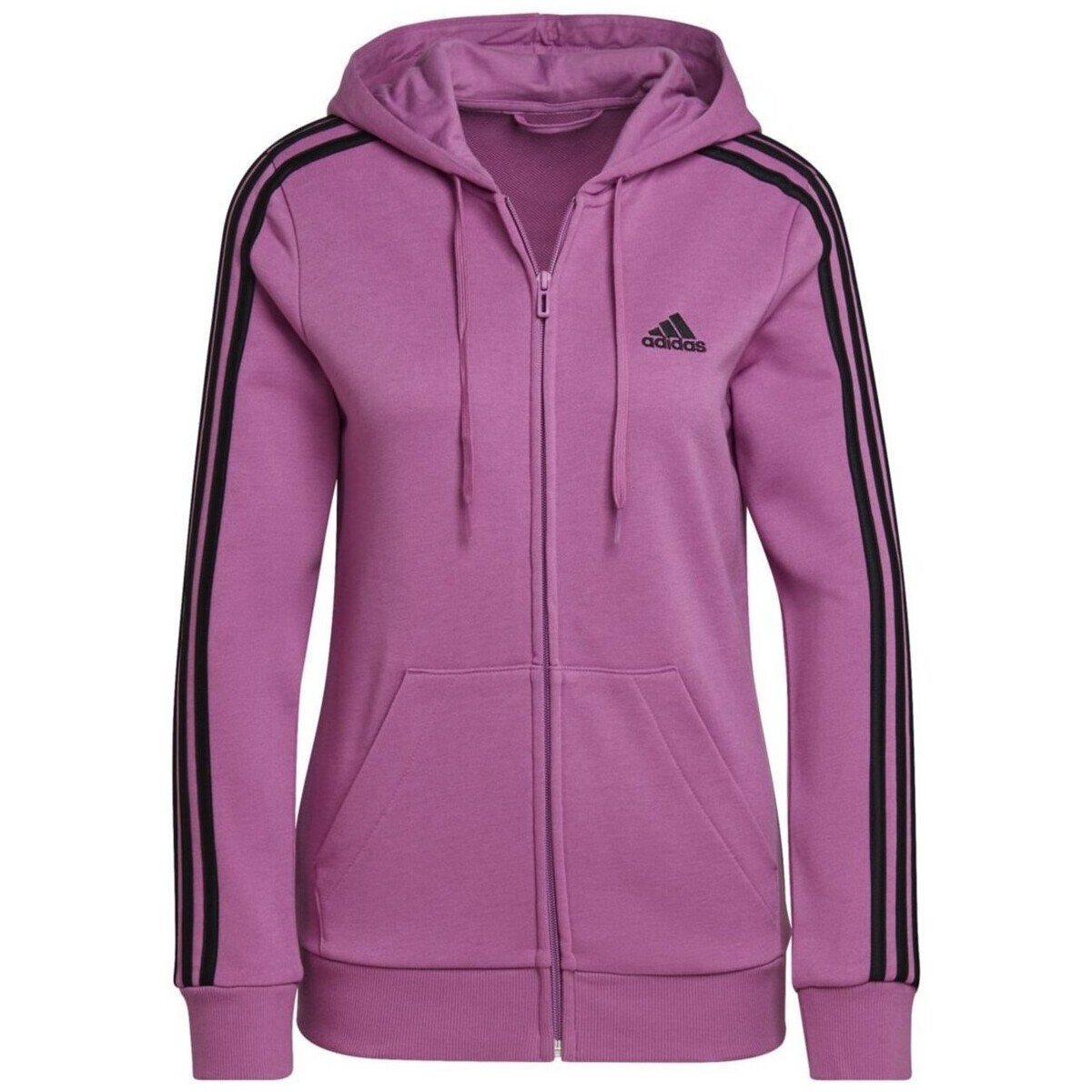 Kleidung Damen Sweatshirts Adidas Sportswear Sport W 3S FT FZ HD HL2061 Violett