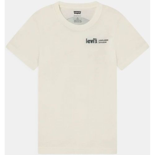 Kleidung Kinder T-Shirts & Poloshirts Levi's 9EG557 LIGHYS TEE-X1O Weiss