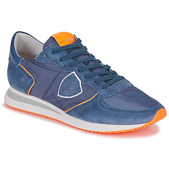Schuhe Herren Sneaker Low Philippe Model TRPX LOW MAN Blau / Orange