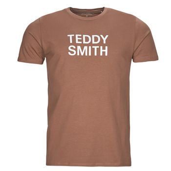 Kleidung Herren T-Shirts Teddy Smith TICLASS BASIC MC Braun