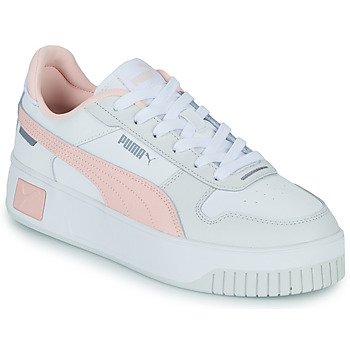 Schuhe Damen Sneaker Low Puma CARINA Weiss / Rosa