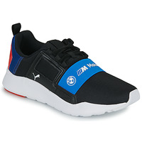 Schuhe Herren Sneaker Low Puma WIRED RUN Schwarz / Blau / Rot