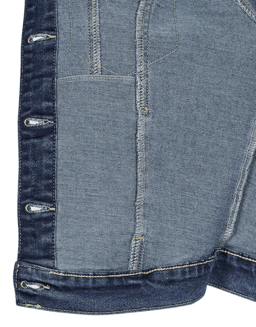 Vero Moda VMLUNA LS SLIM DNM JACKET MIX GA NOOS Blau