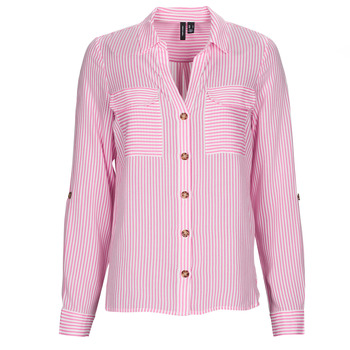 Kleidung Damen Hemden Vero Moda VMBUMPY L/S SHIRT NEW NOOS Rosa