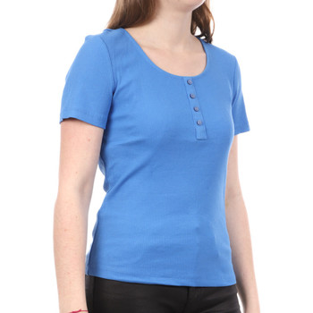Kleidung Damen T-Shirts & Poloshirts Only 15263806 Blau