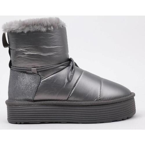 Schuhe Damen Stiefel Krack NISA Grau