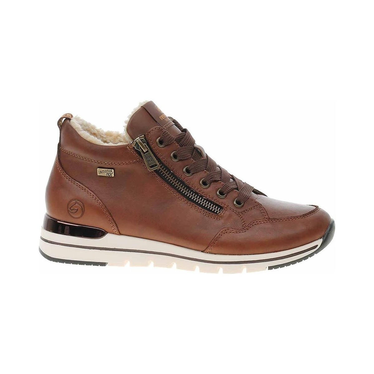 Schuhe Damen Sneaker High Remonte R677023 Braun