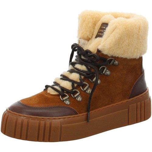 Schuhe Damen Stiefel Gant Stiefeletten Snowmont Mid Boot 25541444/G113 Braun