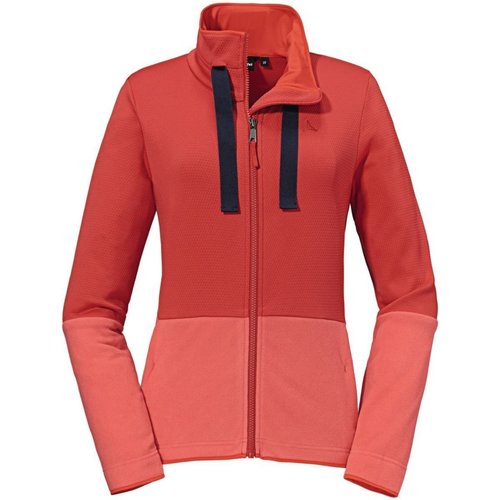 Kleidung Damen Pullover SchÖffel Sport Fleece Jacket Pelham L 2013319 23703 Rot