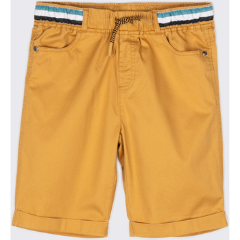Kleidung Jungen Hosen Coccodrillo Kurze Hose honiggelbe, in der Taille gebunden Gelb