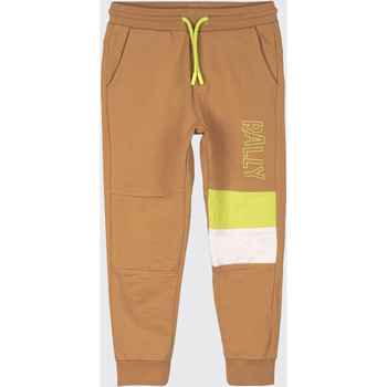 Kleidung Jungen Hosen Coccodrillo Jogginghose braune, mit Aufschrift, Regular-Schnitt Braun