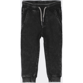 Kleidung Jungen Hosen Coccodrillo Jogginghose schwarzgraue mit ausgewaschenem Effekt Grau