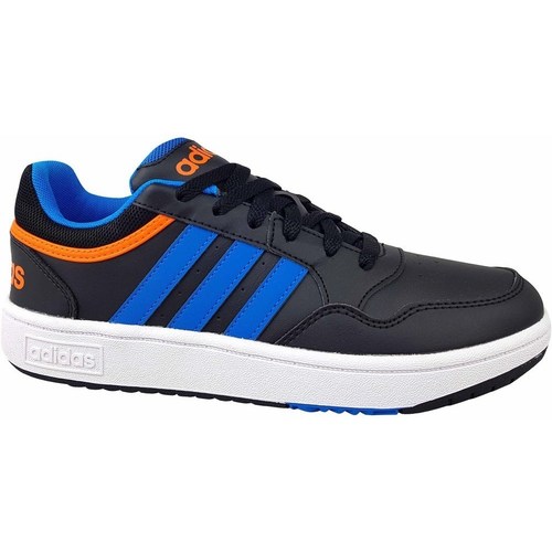 Schuhe Kinder Sneaker Low adidas Originals Hoops 30 K Schwarz, Blau
