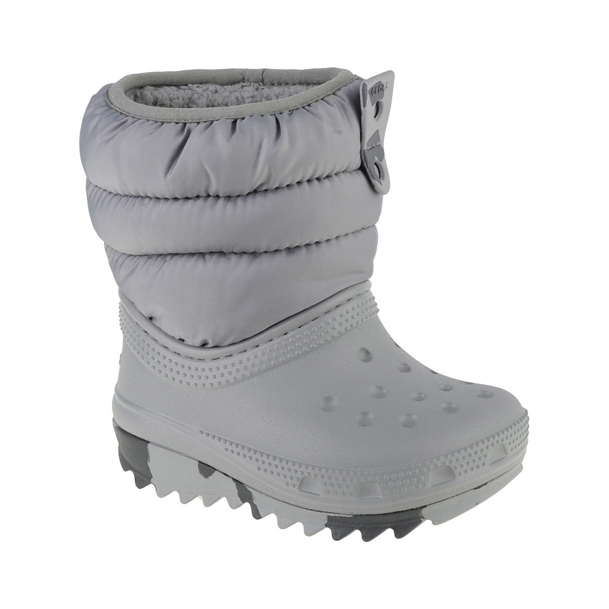 Schuhe Jungen Schneestiefel Crocs Classic Neo Puff Boot Toddler Grau