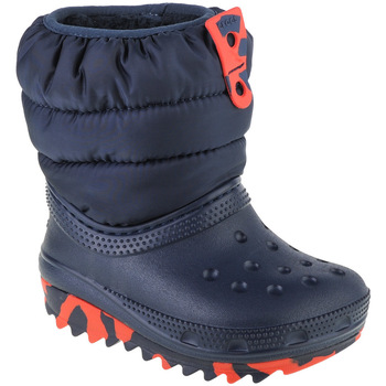 Schuhe Jungen Schneestiefel Crocs Classic Neo Puff Boot Toddler Blau