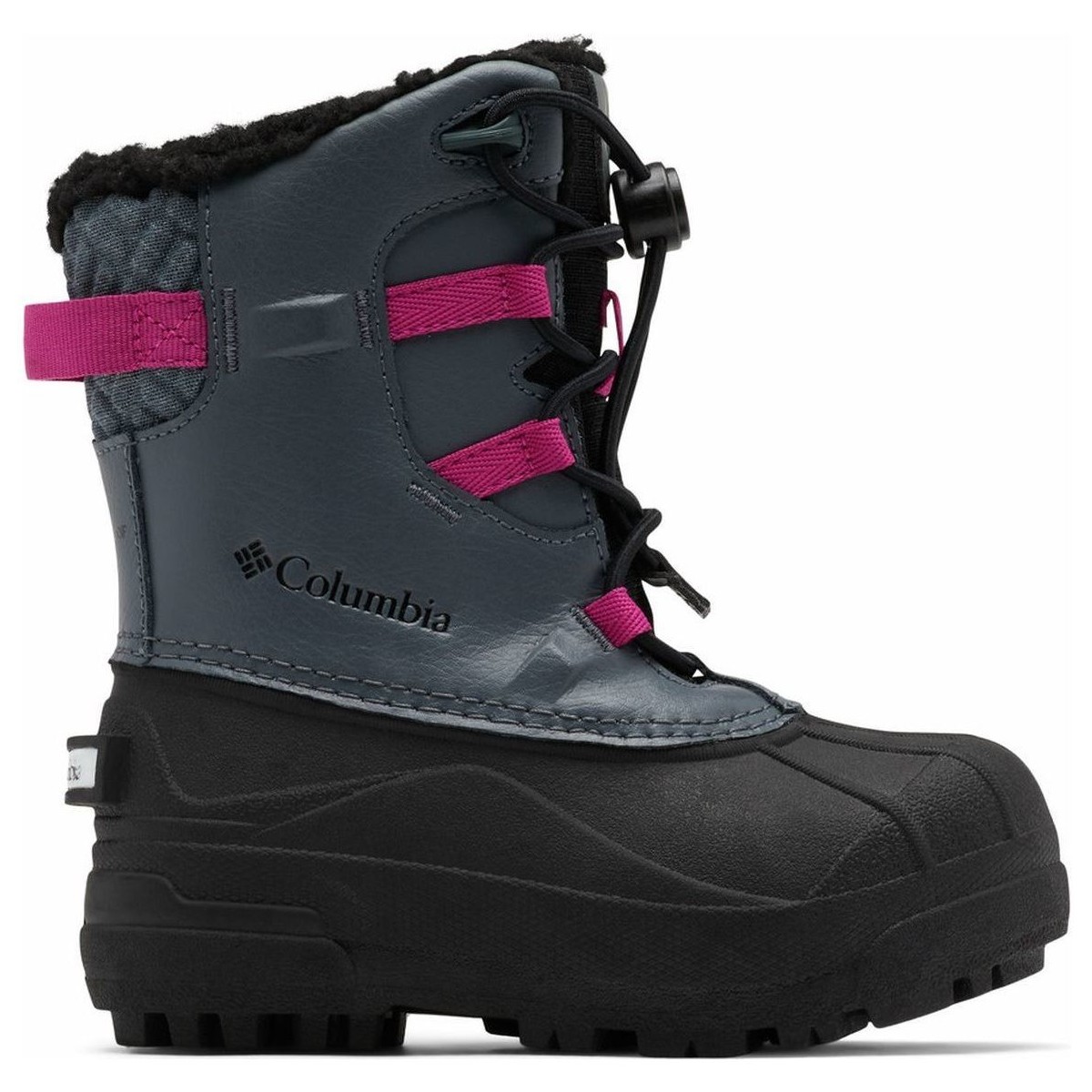 Schuhe Kinder Boots Columbia Childrens Bugaboot Celsius Graphite/Wild Fuchsia