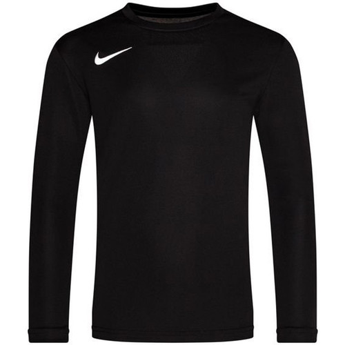 Kleidung Mädchen T-Shirts & Poloshirts Nike BV6740-010 Schwarz
