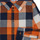 Kleidung Jungen Überhemden Name it NKMLANE LS OVERSHIRT WH Orange / Marine / Weiss