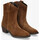 Schuhe Damen Low Boots Rhostock 13787 Braun