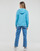 Kleidung Damen Sweatshirts Adidas Sportswear LIN FT HD Blau