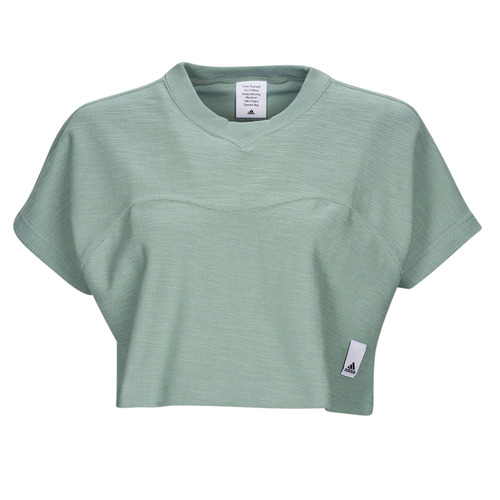 Kleidung Damen T-Shirts Adidas Sportswear LNG LFT TEE Grün