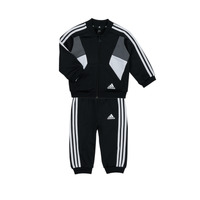 Kleidung Kinder Kleider & Outfits Adidas Sportswear I 3S CB TS Schwarz