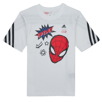 Kleidung Jungen T-Shirts Adidas Sportswear LB DY SM T Weiss