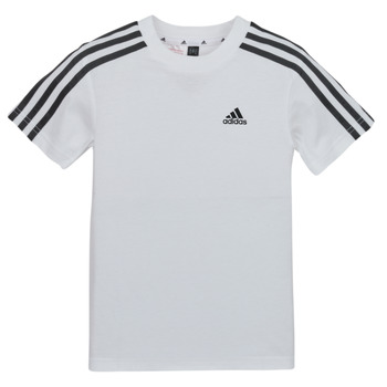 Kleidung Kinder T-Shirts Adidas Sportswear LK 3S CO TEE Weiss