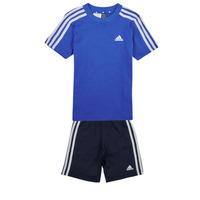 Kleidung Jungen Kleider & Outfits Adidas Sportswear LK 3S CO T SET Blau
