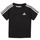 Kleidung Jungen T-Shirts Adidas Sportswear IB 3S TSHIRT Schwarz
