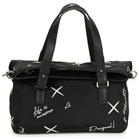 Taschen Damen Handtasche Desigual BAG_EKIX_LOVERTY 2.0 Schwarz / Weiss