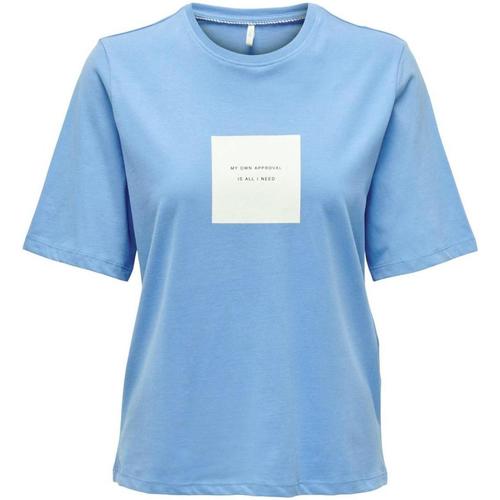 Kleidung Damen T-Shirts & Poloshirts Only  Blau