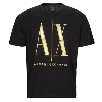 Kleidung Herren T-Shirts Armani Exchange 8NZTPQ Schwarz / Gold