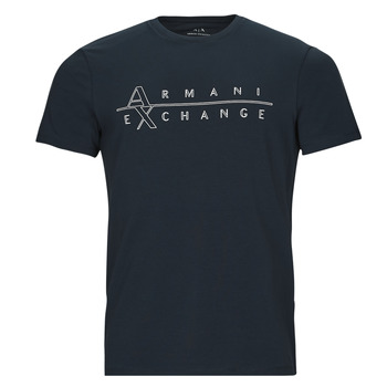 Kleidung Herren T-Shirts Armani Exchange 3RZTBR Marine