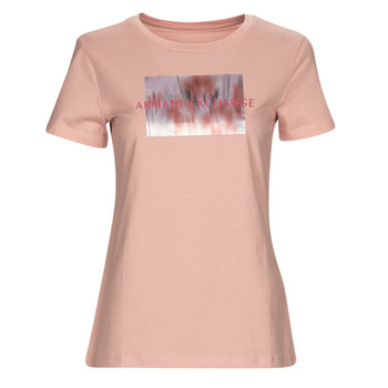 Kleidung Damen T-Shirts Armani Exchange 3RYTEL Lachs