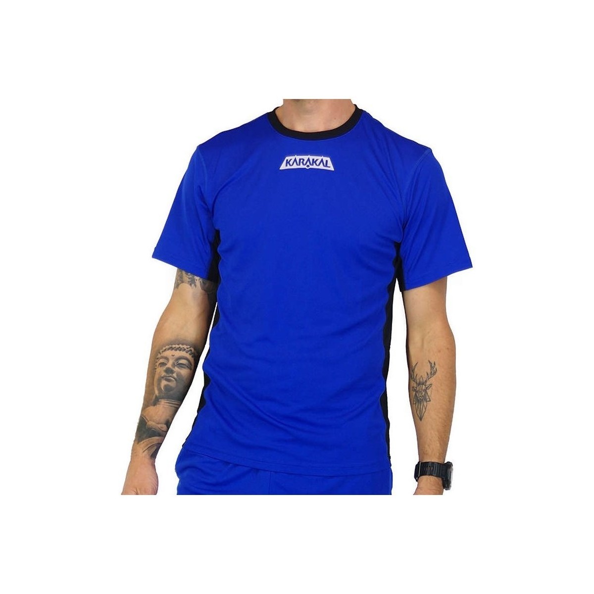 Kleidung Herren T-Shirts Karakal Pro Tour Tee Blau