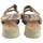 Schuhe Damen Multisportschuhe Duendy Zarte Füße Dame  397 beige Silbern