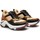 Schuhe Damen Sneaker Low Renato Garini 106 Sneaker Frau Bronze schwarz Multicolor