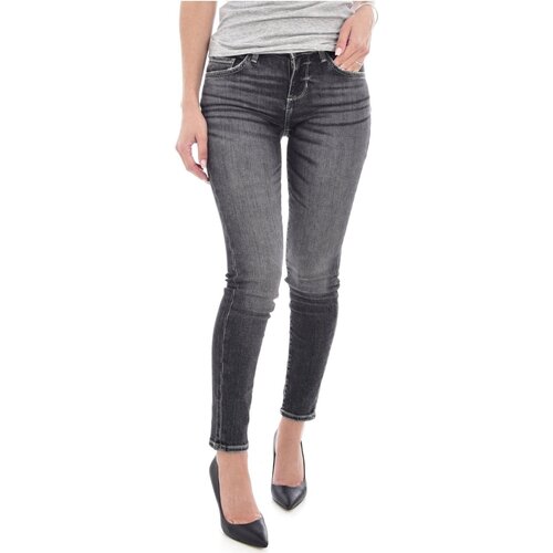 Kleidung Damen Slim Fit Jeans Guess W2BA99 D4TA2 Grau