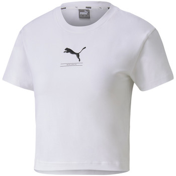 Kleidung Damen T-Shirts & Poloshirts Puma 581377-02 Weiss