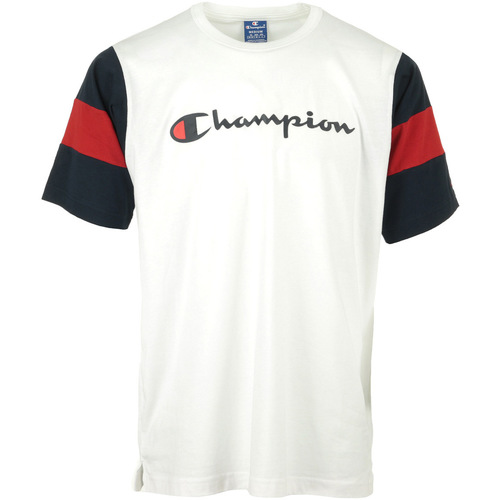 Kleidung Herren T-Shirts Champion Crewneck T-Shirt Weiss