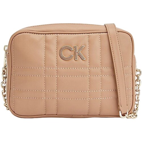 Taschen Damen Handtasche Calvin Klein Jeans K60K609859 Beige