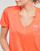 Kleidung Damen T-Shirts Under Armour Tech SSV - Twist Orange / Weiss